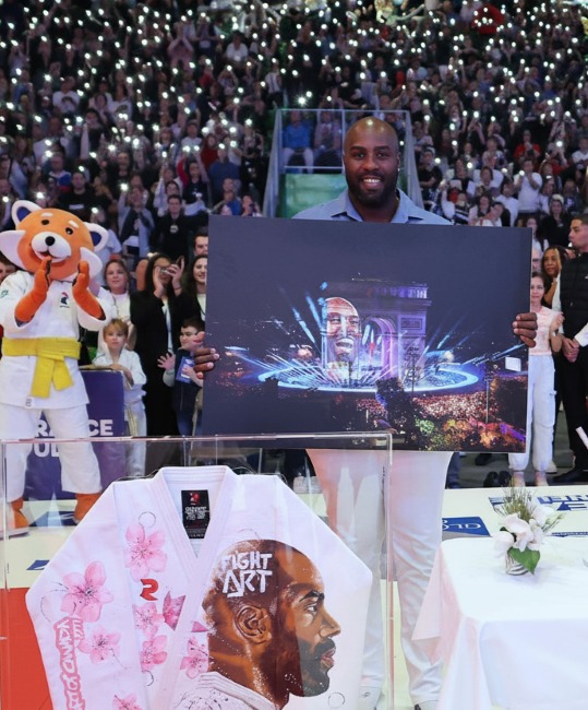 Teddy Riner lors de la première édition de Riner Cup